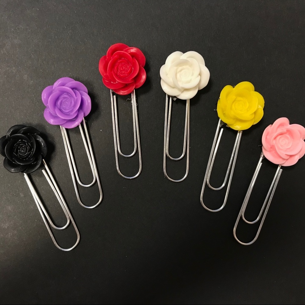 Flower Planner Clips set of 5